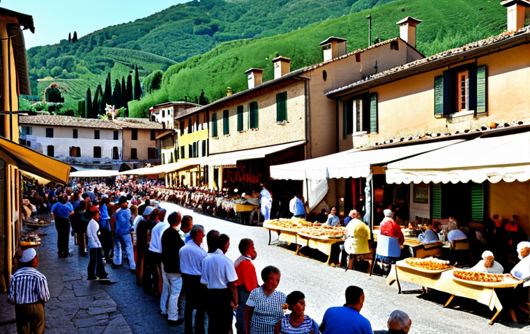 여행 중 즐길 수 있는 문화 행사 - Umbria Jazz Festival**

"A vibrant scene at Umbria Jazz in Perugia, Italy. Musicians are performing ...